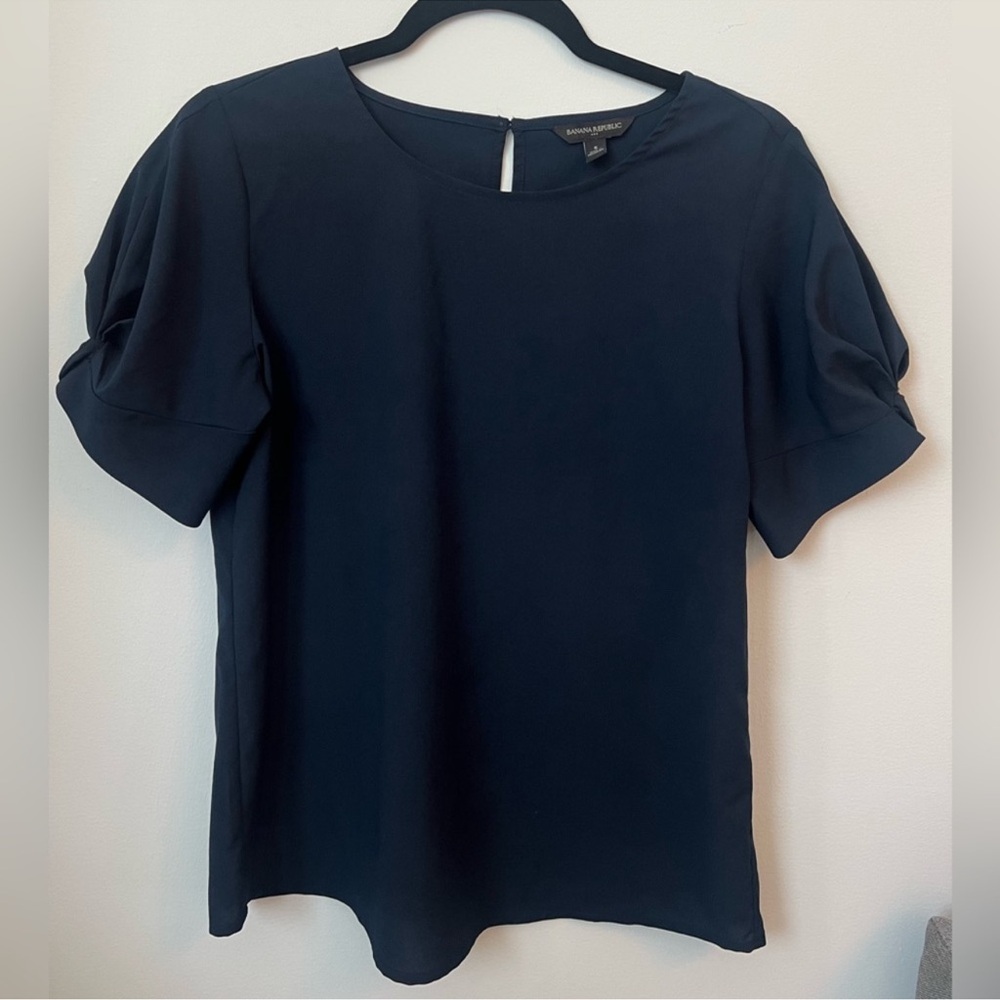 Banana Republic Navy Blue Blouse S